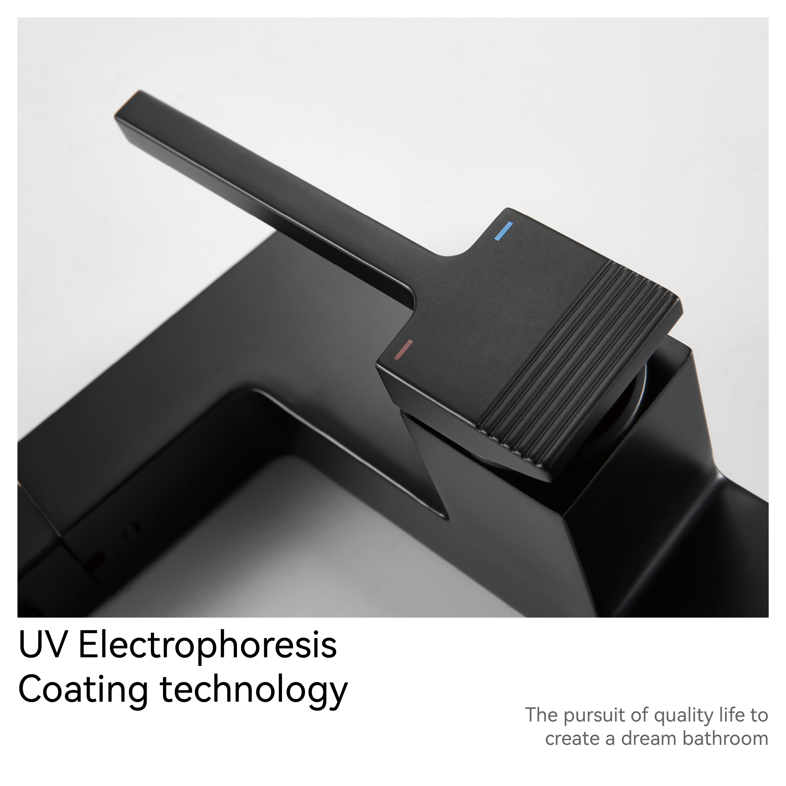 Смесители для ванной комнаты Samliyu для раковины 1 отверстие, однополосная раковина с одной ручкой с 2 ​​режимами, 360 ° ровно с вытягивающим распылителем, современные раковины для ванной комнаты черный BF04006-N1-МБ