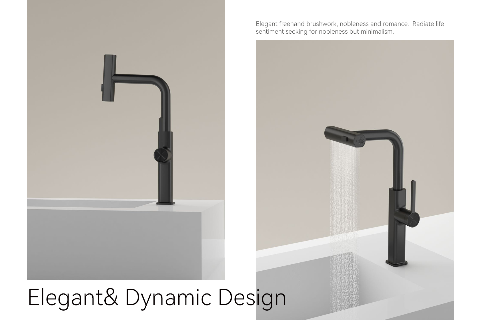 водопад смеситель для кухни