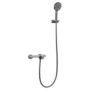 Samliyu Syple System Symle Syme Sygre Grey Slide Bar Caucet набор со скрытым носовками для ванны, набор смесителей для душа в ванне, набор для душа с портативным душем и носовой ванной SS02016-N1