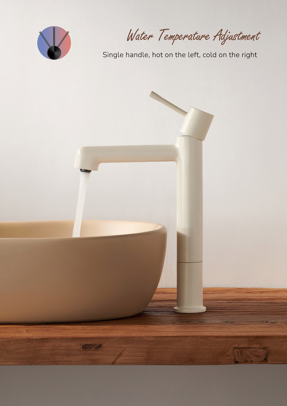 Однорычажный смеситель для ванной комнаты