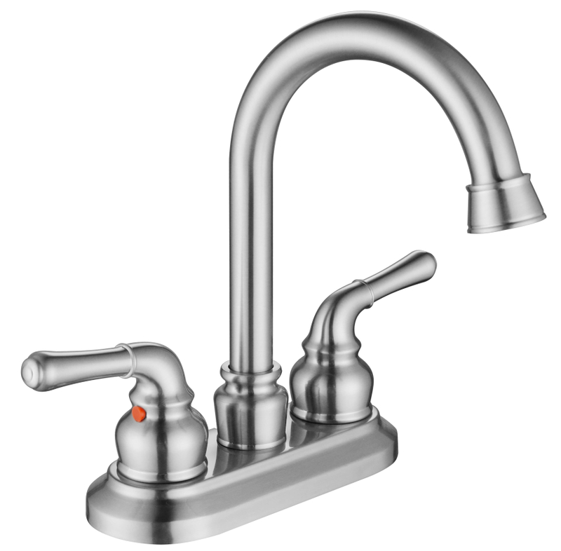 Хитрый смеситель с двойной ручкой горячей и холодной смеси