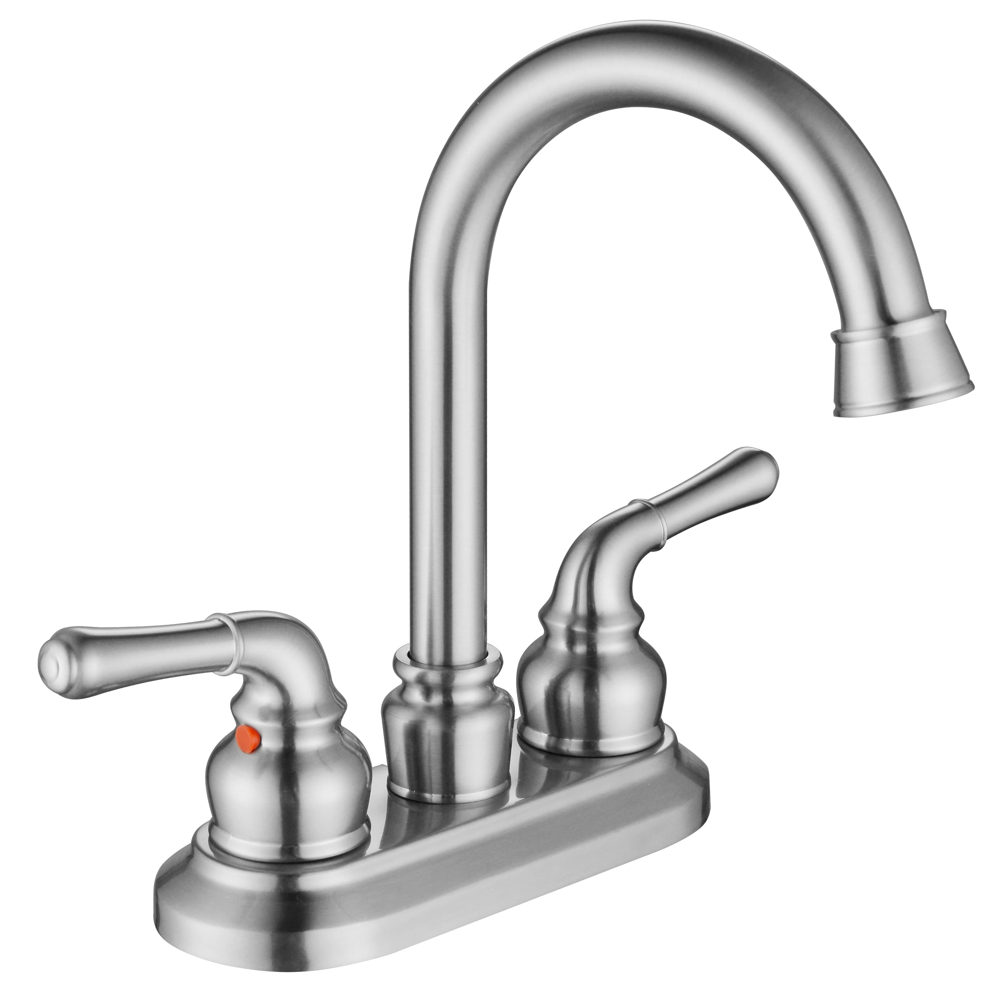 Хитрый смеситель с двойной ручкой горячей и холодной смеси