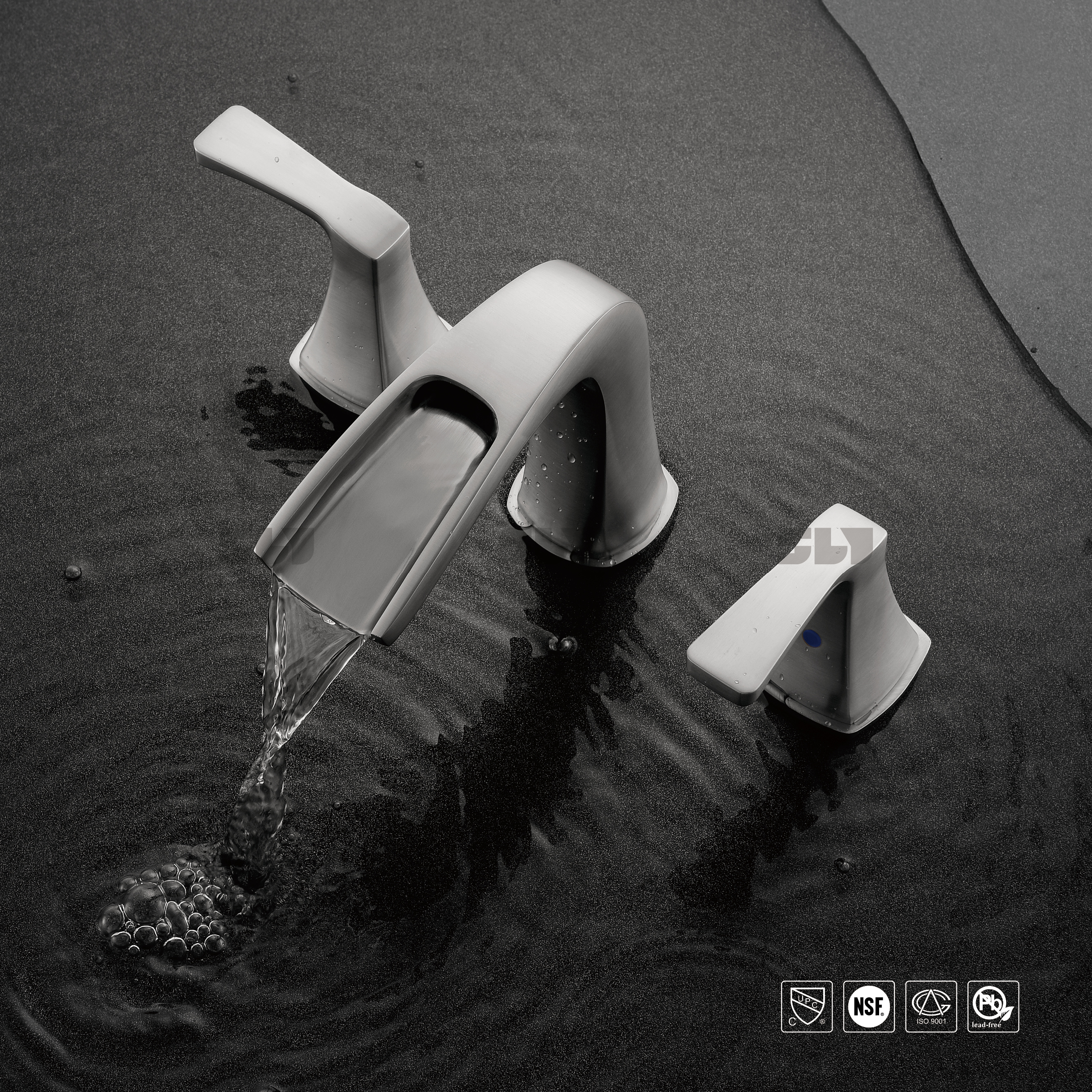 смеситель из матового никеля 