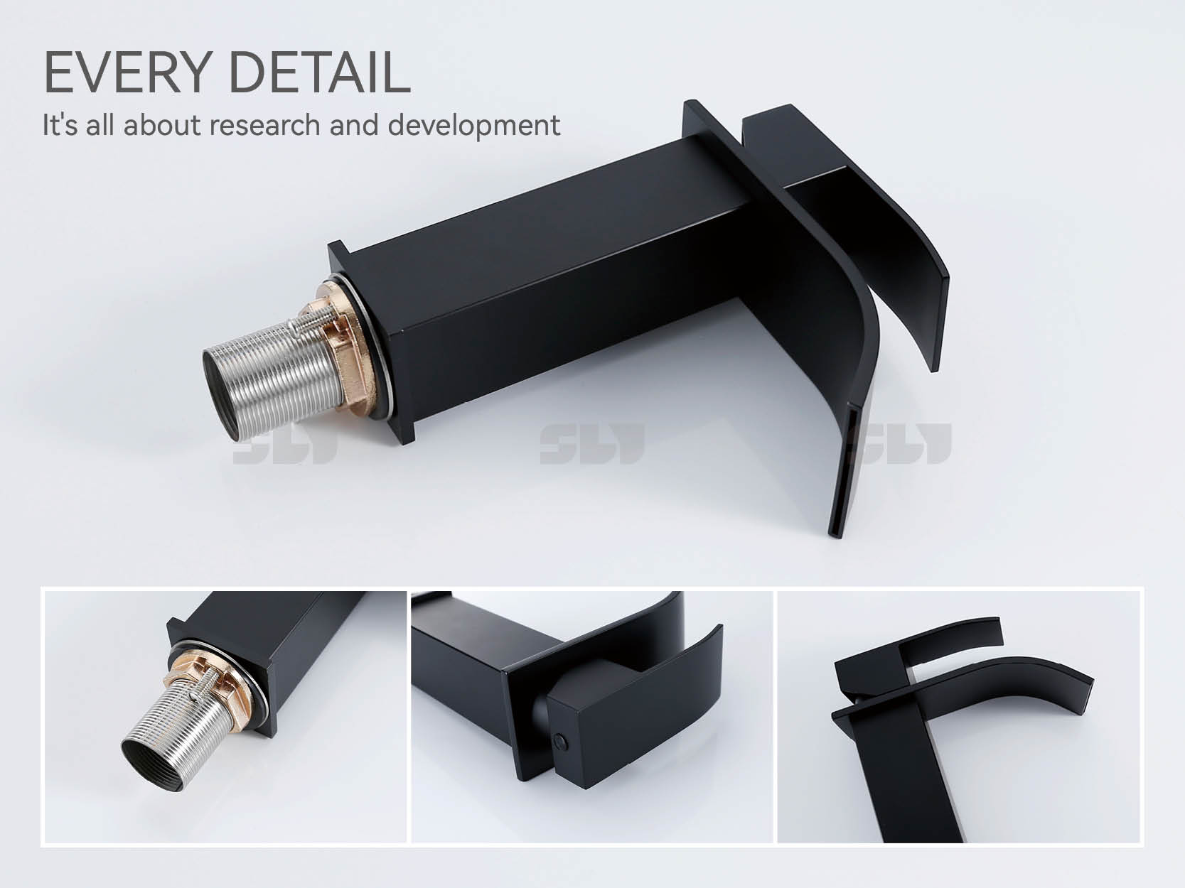 12-дюймовый смеситель для ванной комнаты