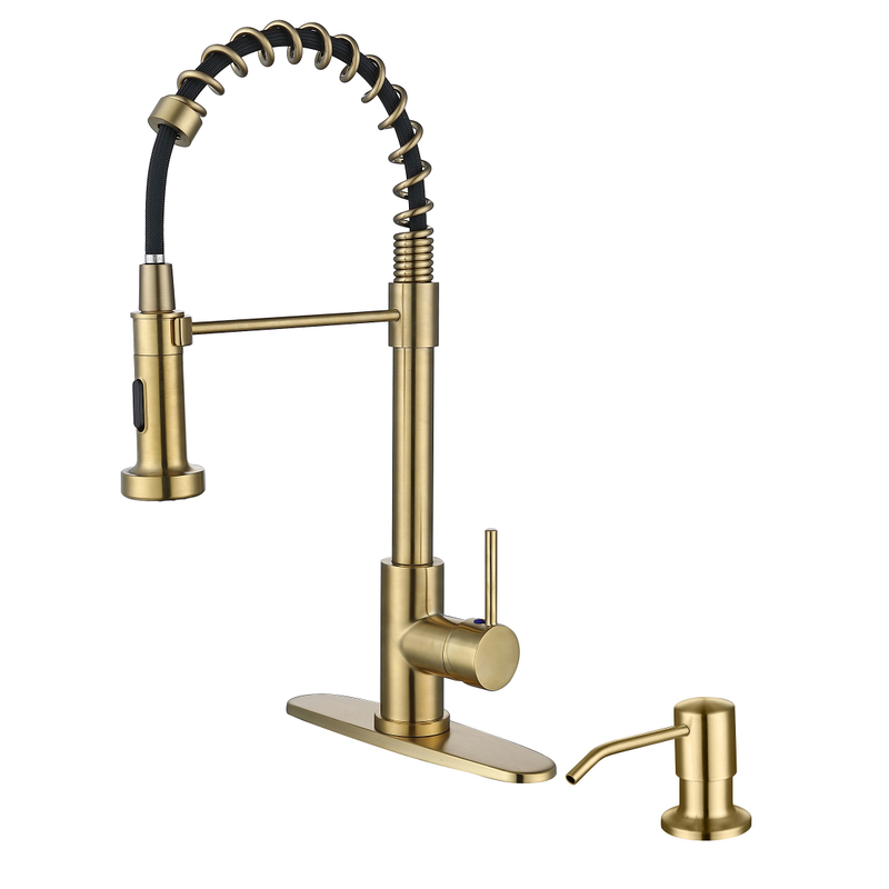 Хитрый вытягивающий кухонный смеситель сбрюйный спрей -спрей -замен