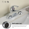 Samliyu Chrome Basin Basin Caucet Tap Mixer Hot Cold Basin Basin Tap Banath и душевые смесители для уборной для душа