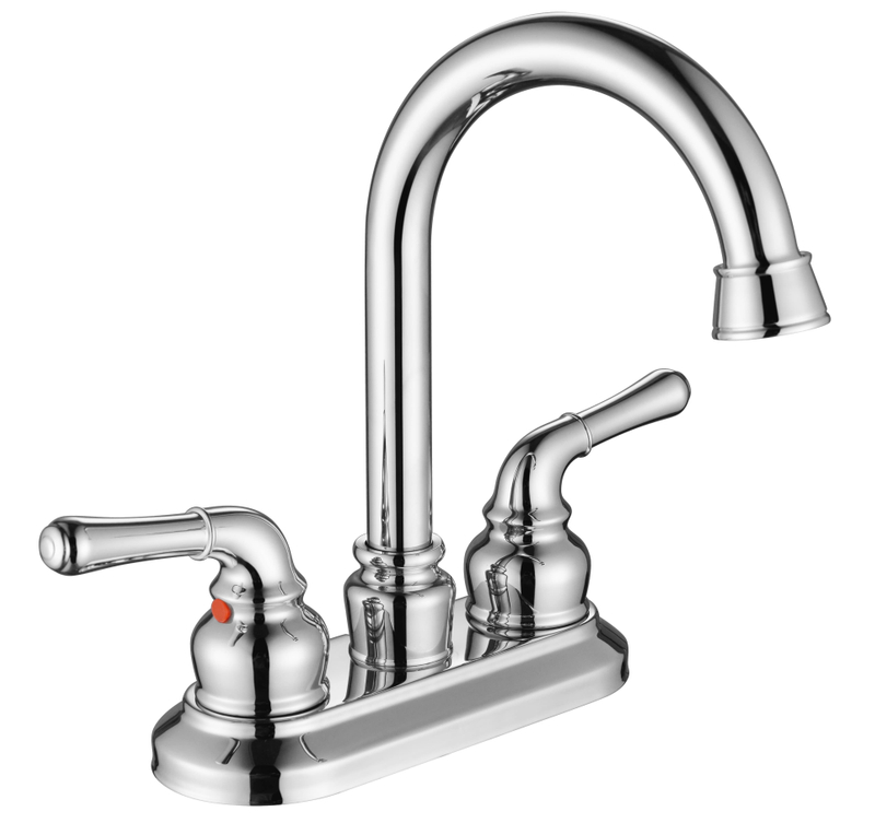 Хитрый смеситель с двойной ручкой горячей и холодной смеси