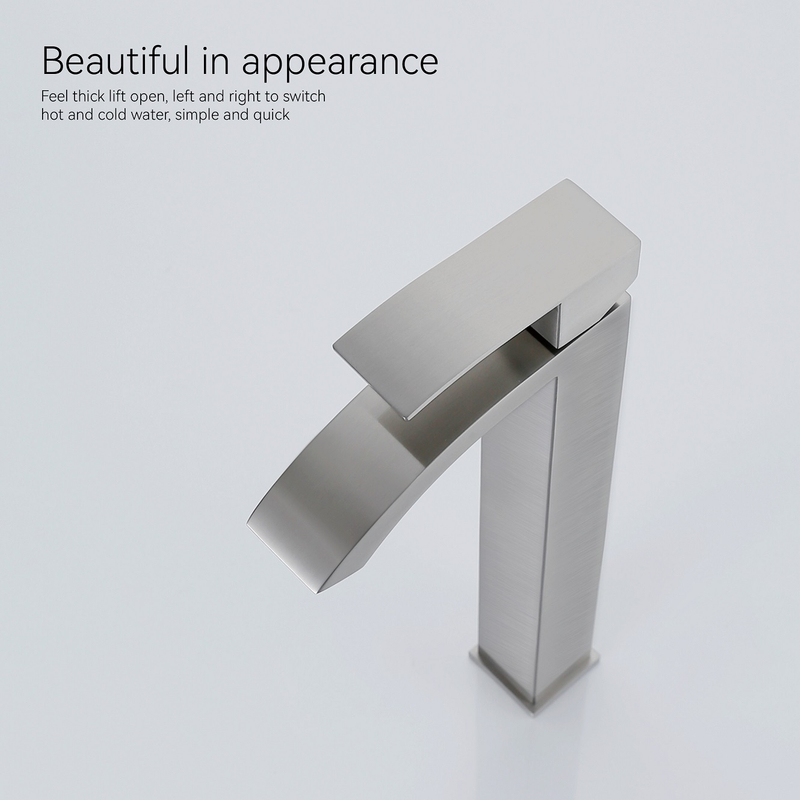 Sly Mrathed Nickel Toping продавать горячую и холодную ручку для ванной комнаты для раковины раковина