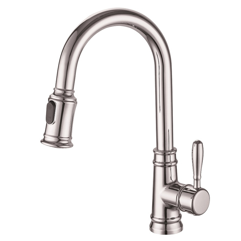 Хром хромовый высококачественный современный дизайн спрыгнул кухонный смеситель