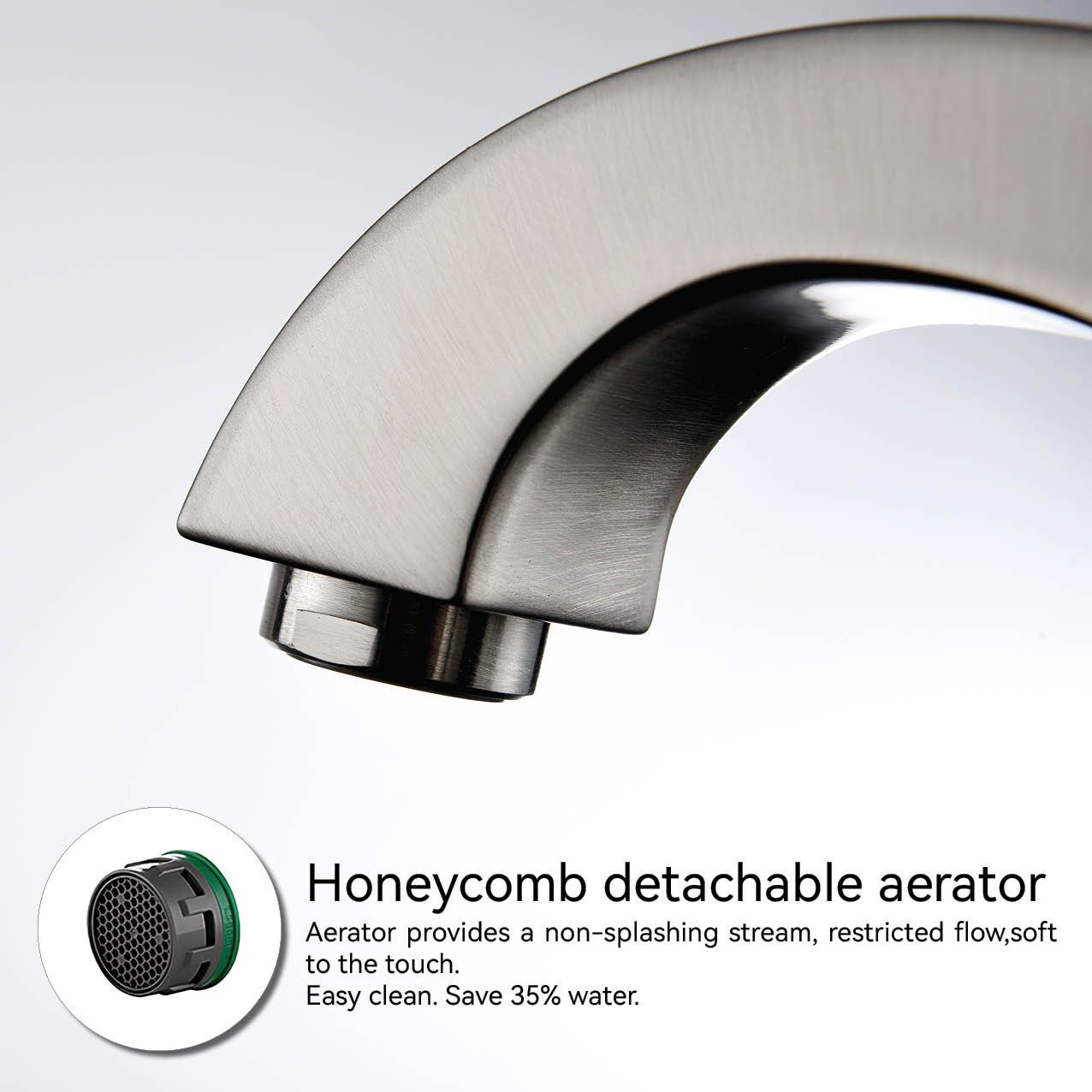 смеситель для ванной комнаты из матовой латуни