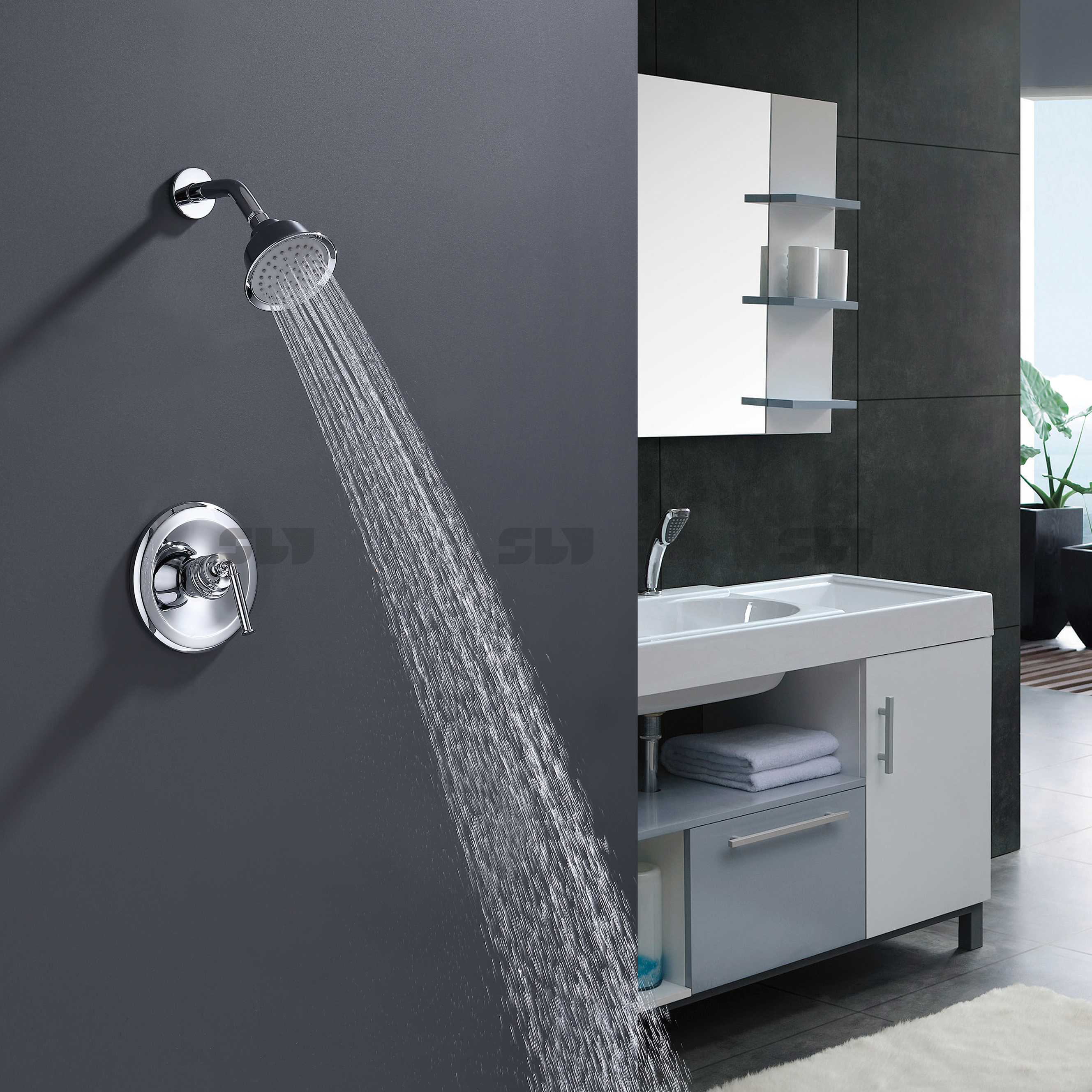 скрытые смесители для душа