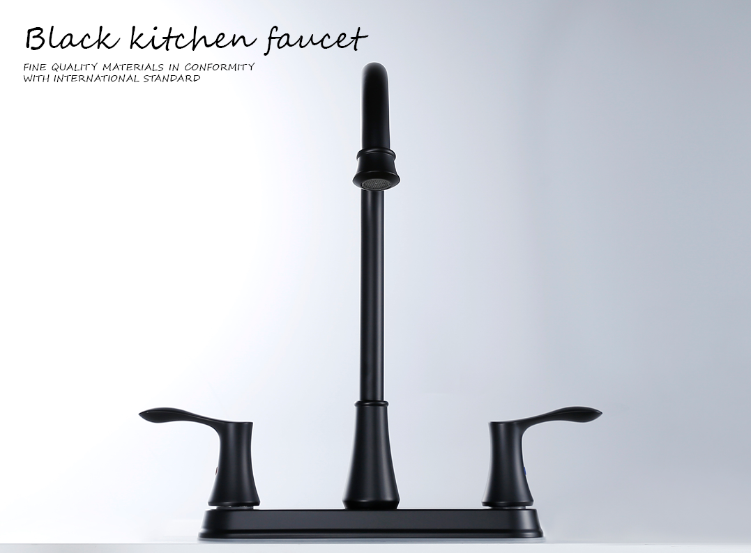 черный кухонный кран