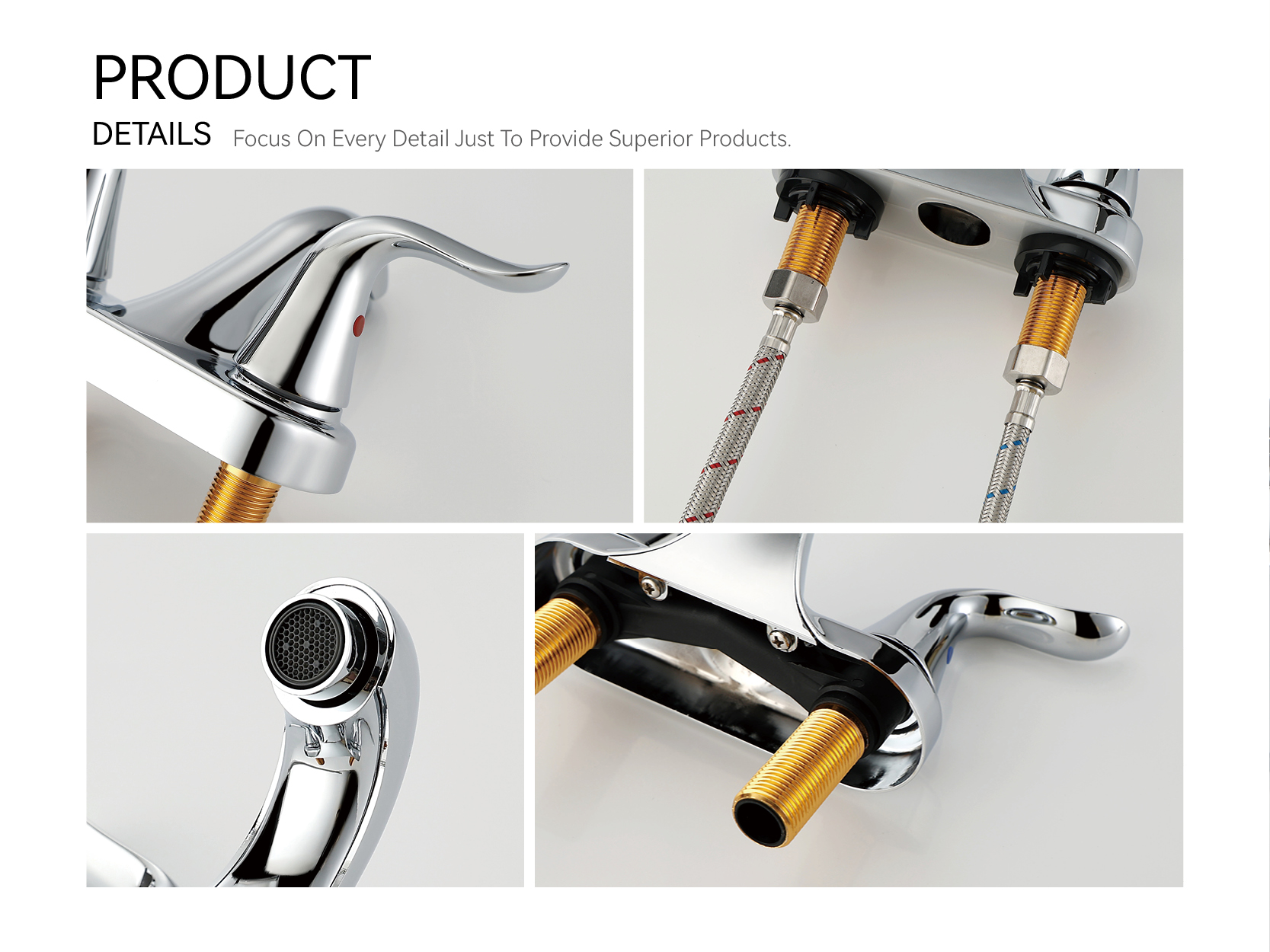 золотой смеситель для раковины в ванной