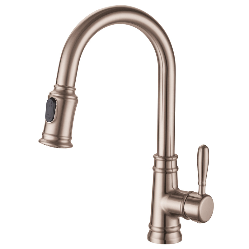 Хром хромовый высококачественный современный дизайн спрыгнул кухонный смеситель