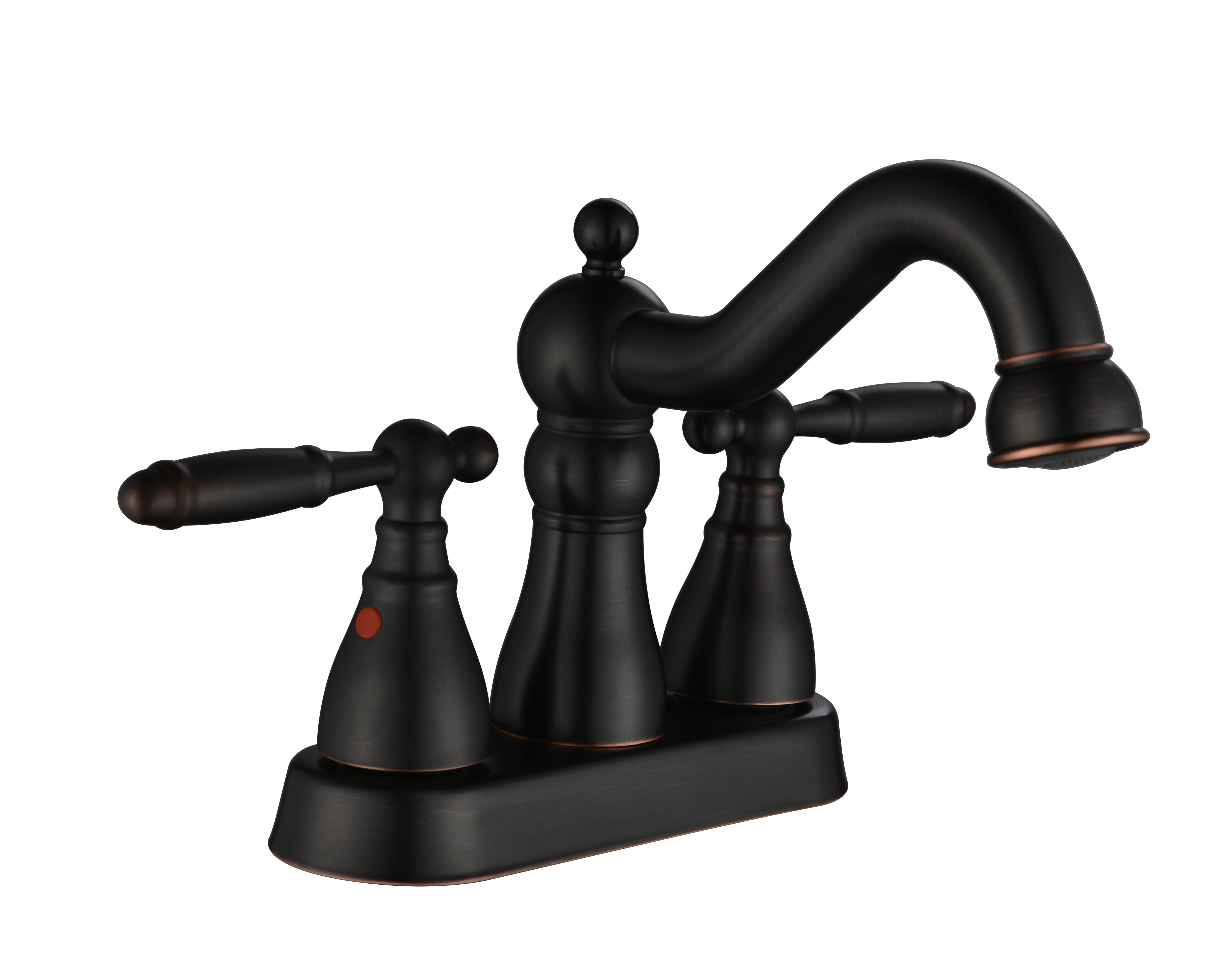 Хитрый высококачественный роскошный смеситель для двойной ручки 4-дюймовой ванной комнаты