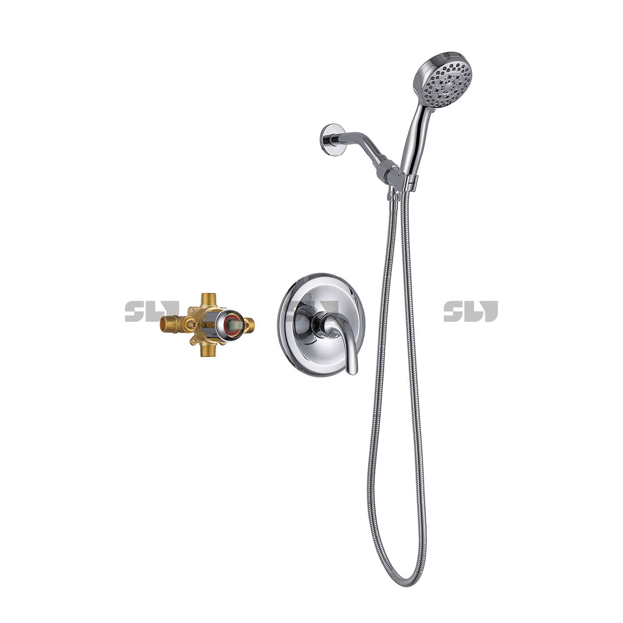 Sly Sly Crashed Nickel Head Head Combo Brass Deap Combo Set набор для ванной комнаты для душа