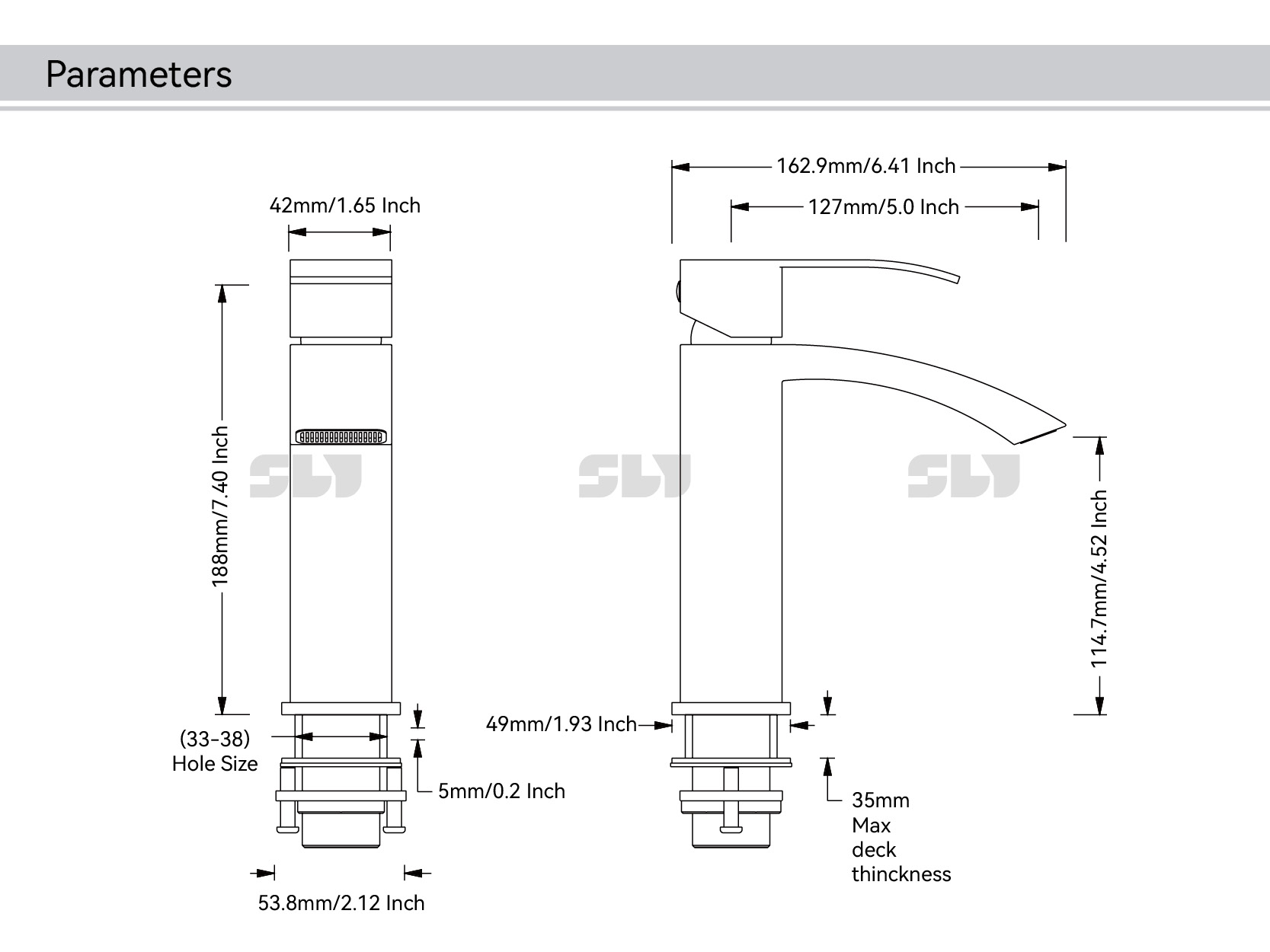 смеситель для раковины