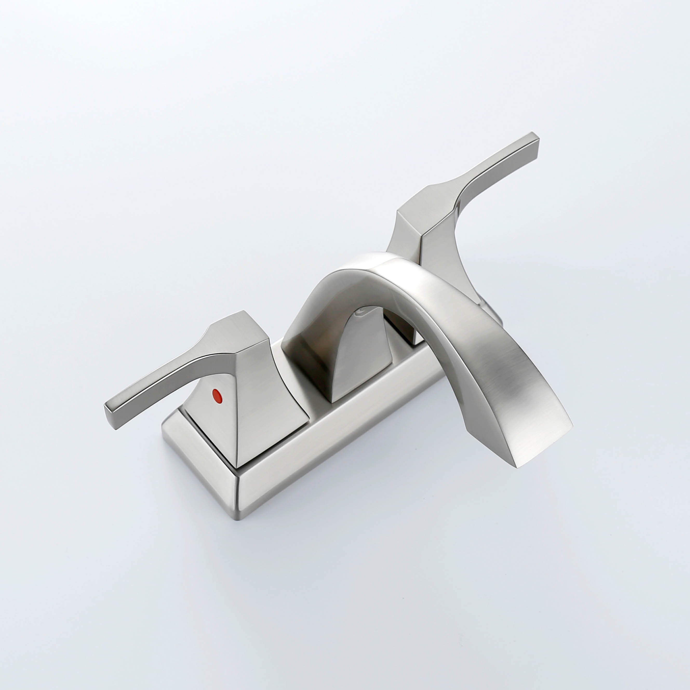 Хитрый новый прибытие Классический дизайн двойной ручки Центерсет Смеситель горячий/холодный кран для ванной комнаты