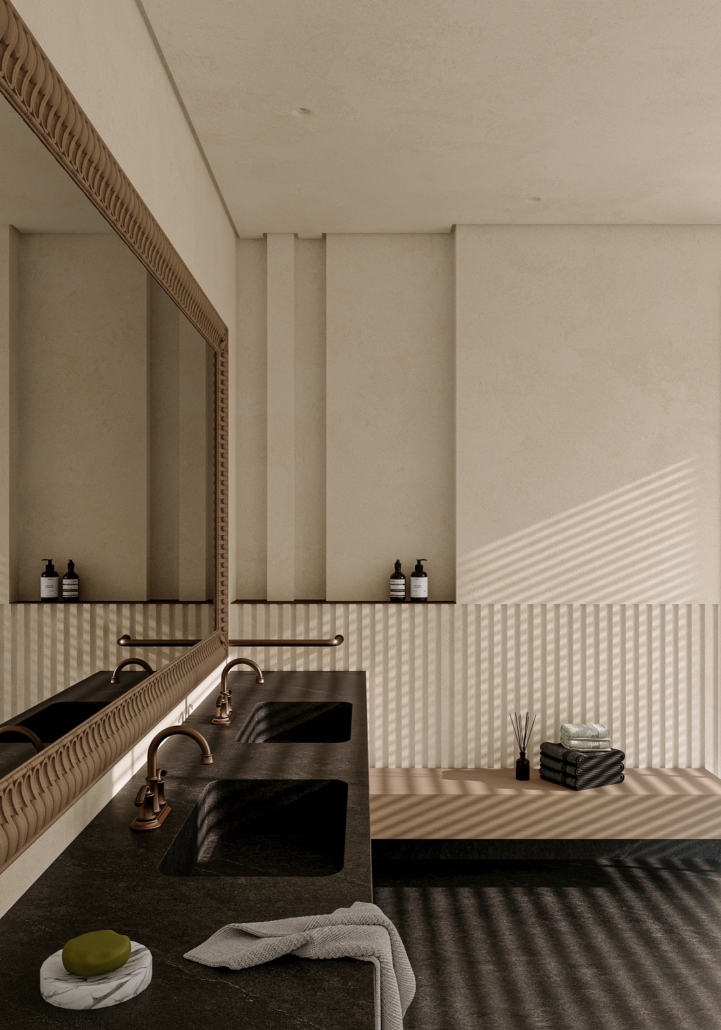 латунный смеситель для ванной комнаты