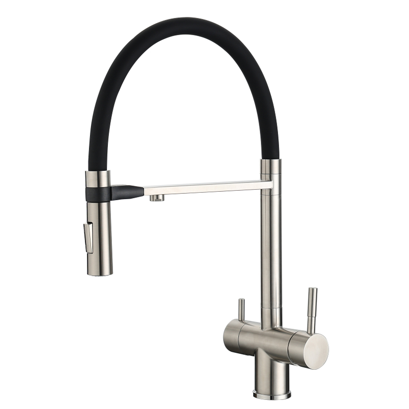 Слайский обратный осмос Смесители Три функции Две изделия из трехстороннего смесителя кухонная раковина