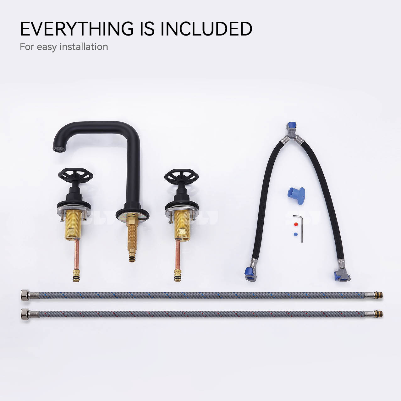 Щетка для горячей и холодной воды, никелевый смеситель