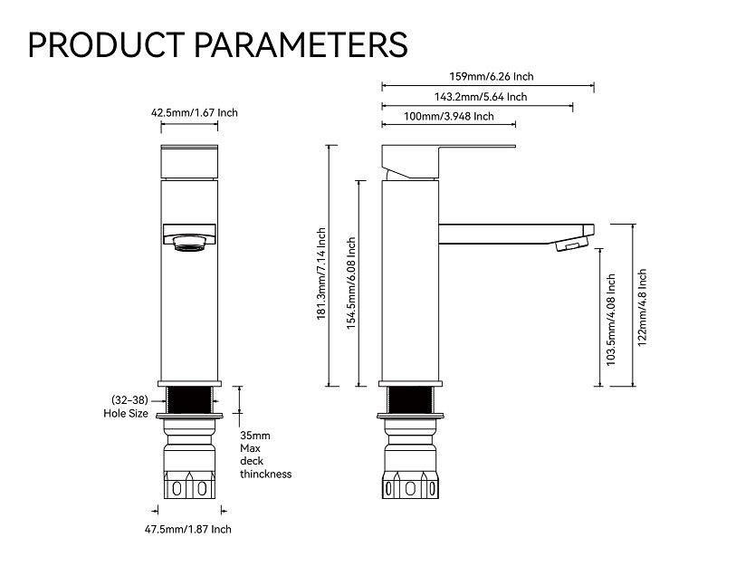 смеситель для унитаза с одной ручкой