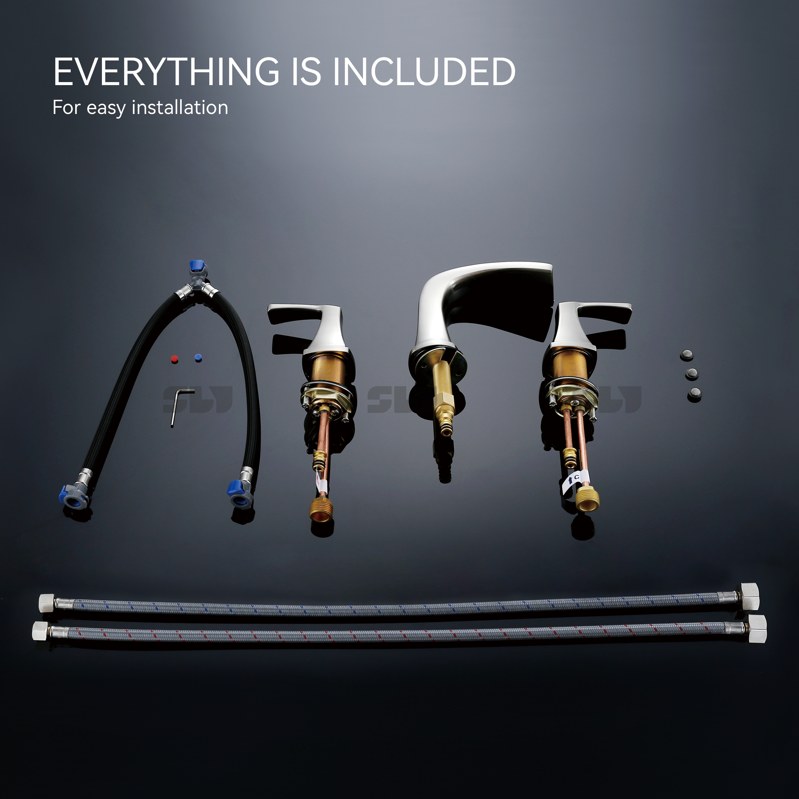 Смеситель для унитаза с 2 ручками