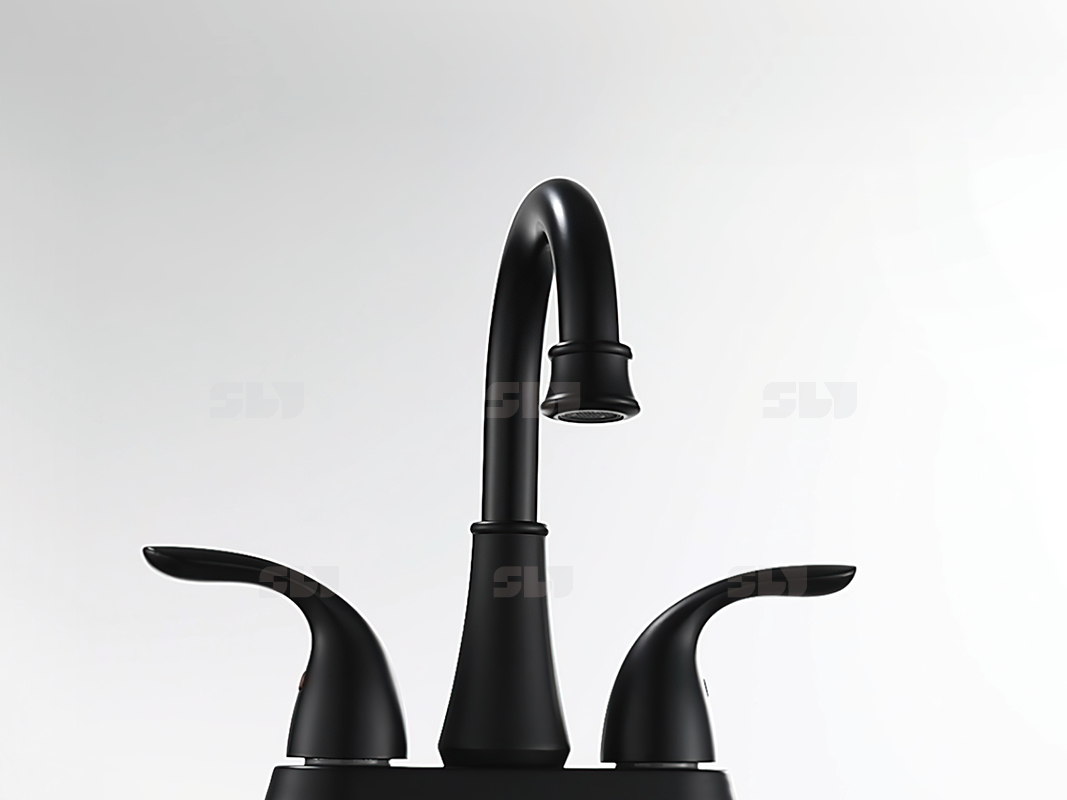 смесители для ванной комнаты с белой ручкой