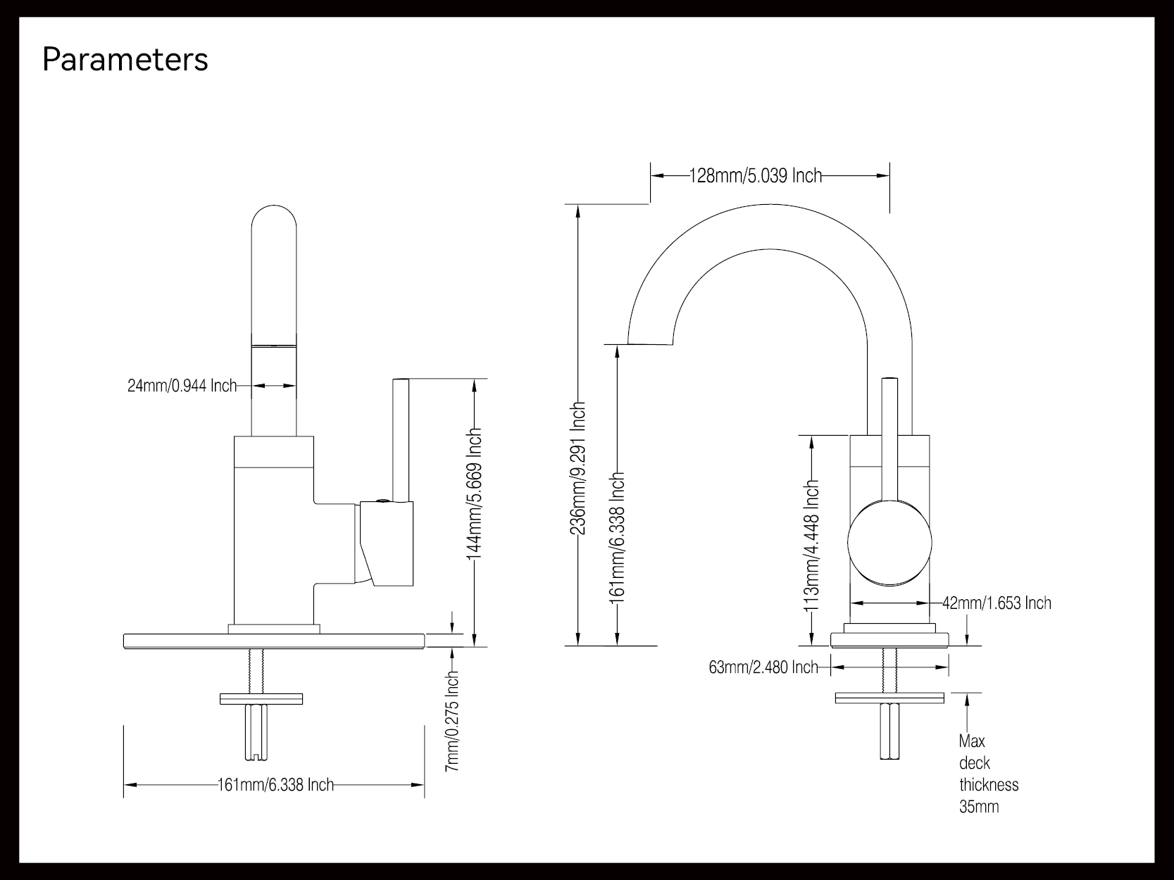 ванная комната с одним смесителем