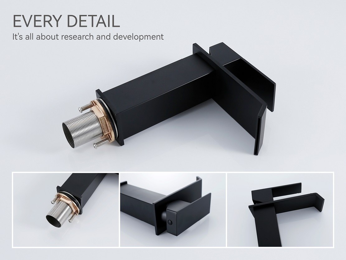 черная раковина в ванной