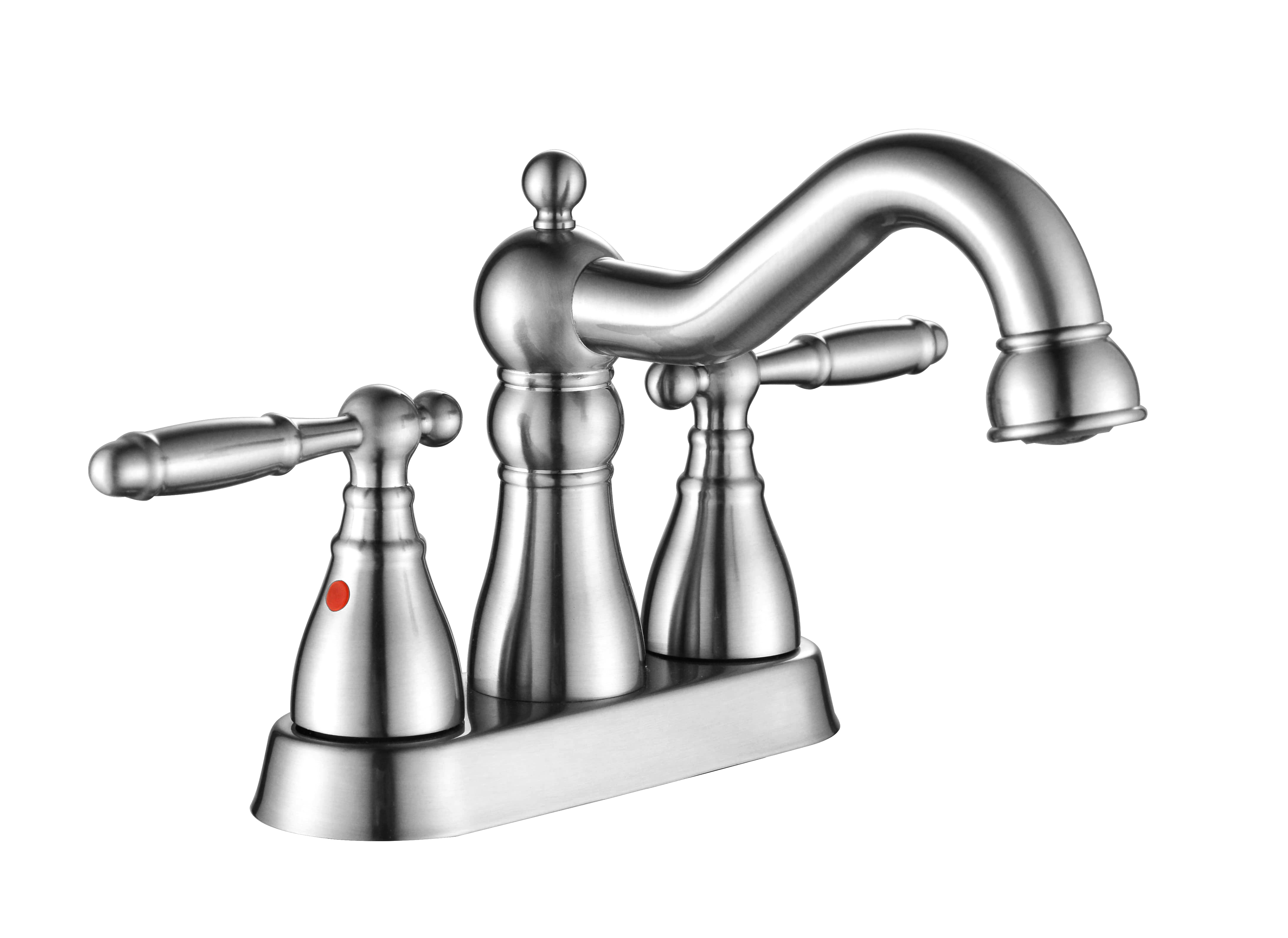 Хитрый высококачественный роскошный смеситель для двойной ручки 4-дюймовой ванной комнаты