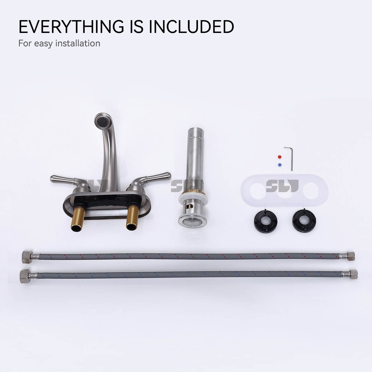 хромированный смеситель для ванной