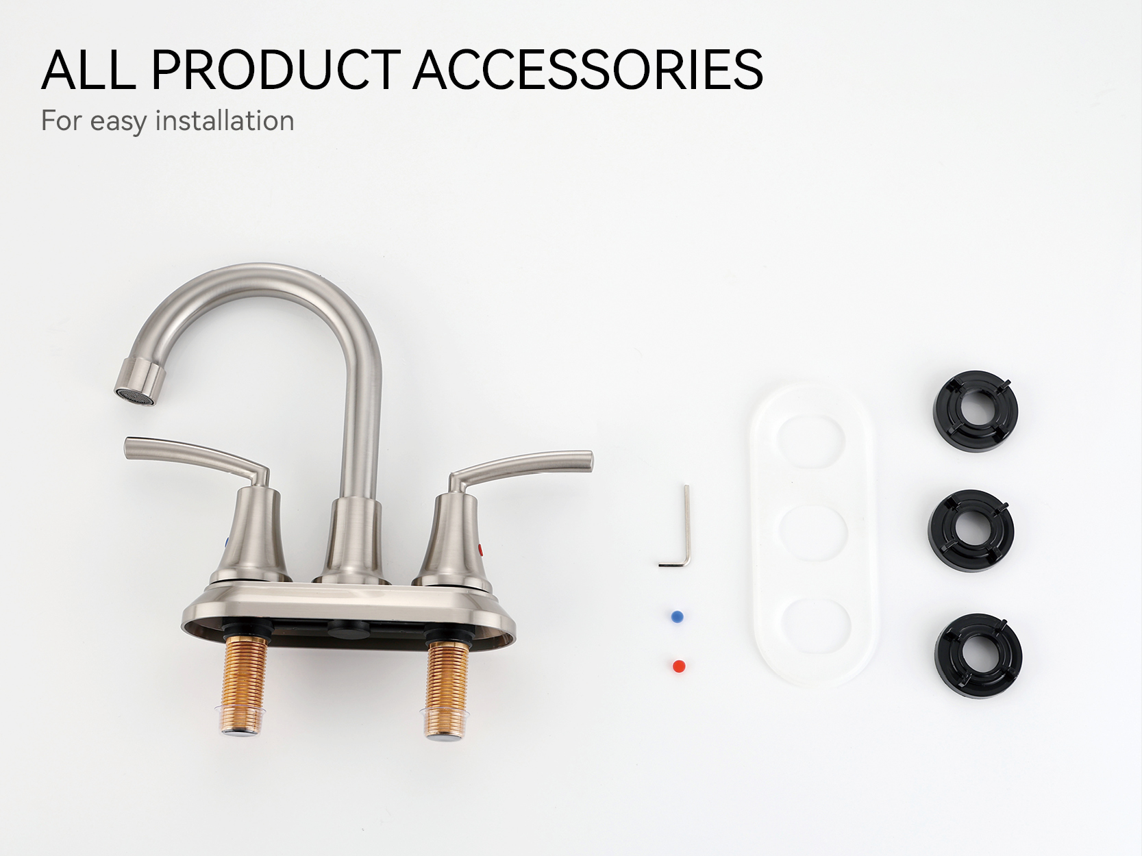 смесители для ванной комнаты из матового никеля