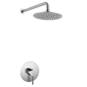 Samliyu горячая продажа ванная комната горячая холодная вода микшер Symer System Set Syste Set Wall Mindation Fall Flant Круглый смеситель для душа смеситель