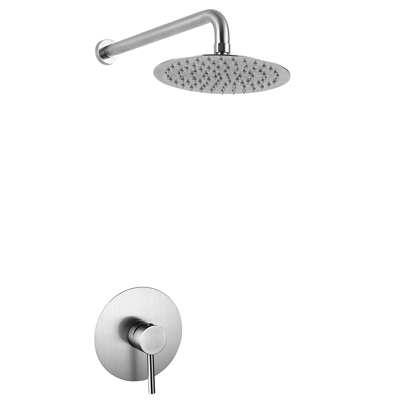 Samliyu горячая продажа ванная комната горячая холодная вода микшер Symer System Set Syste Set Wall Mindation Fall Flant Круглый смеситель для душа смеситель