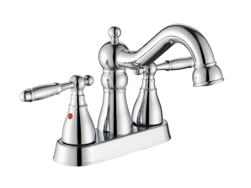 Хитрый высококачественный роскошный смеситель для двойной ручки 4-дюймовой ванной комнаты