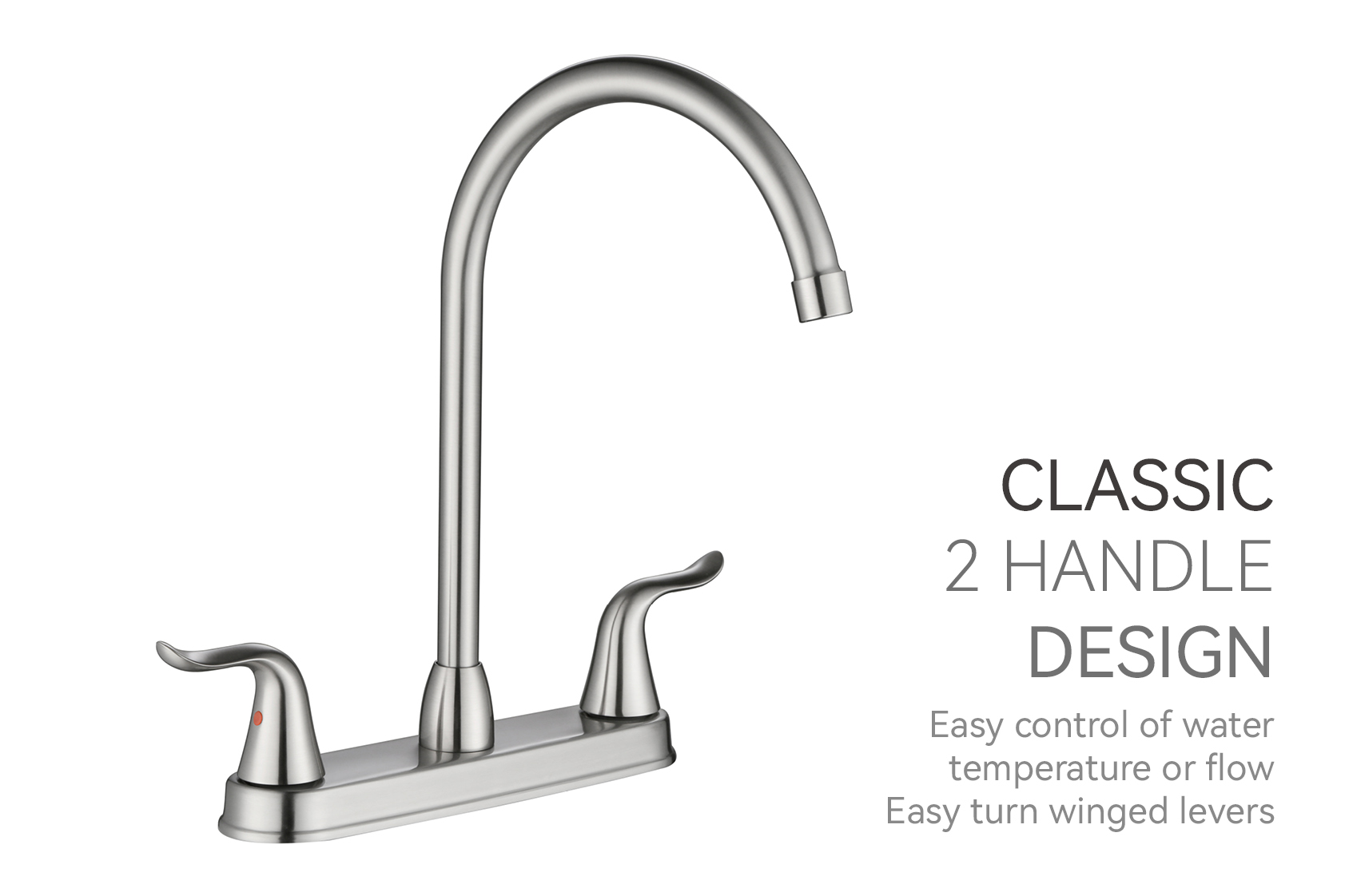 смеситель из матового никеля