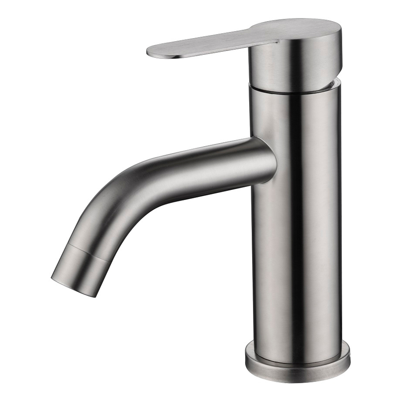 Sly Mrathed Nickel Single Hander Mixer 304 Краки для ванной комнаты из нержавеющей стали из нержавеющей стали