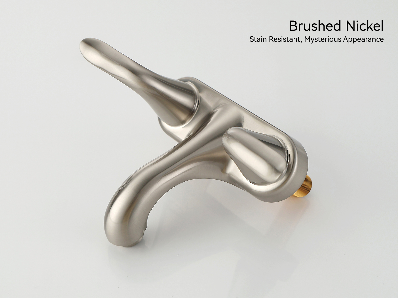 смеситель для ванной комнаты из матовой латуни