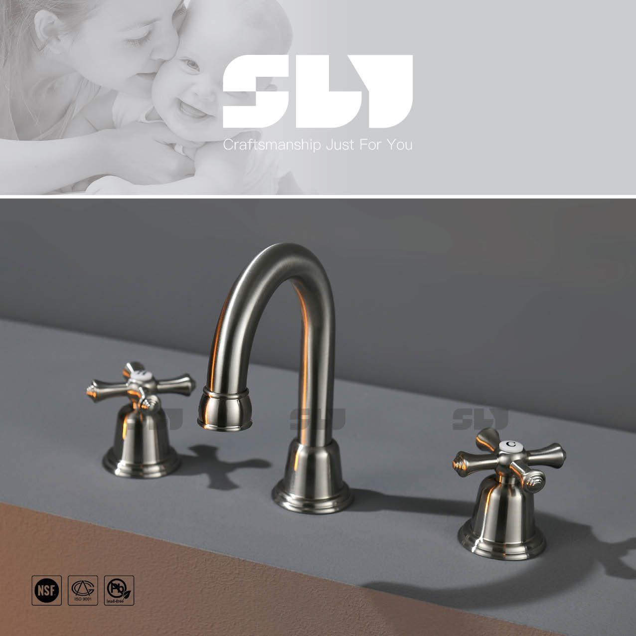 6-дюймовый смеситель для ванной комнаты