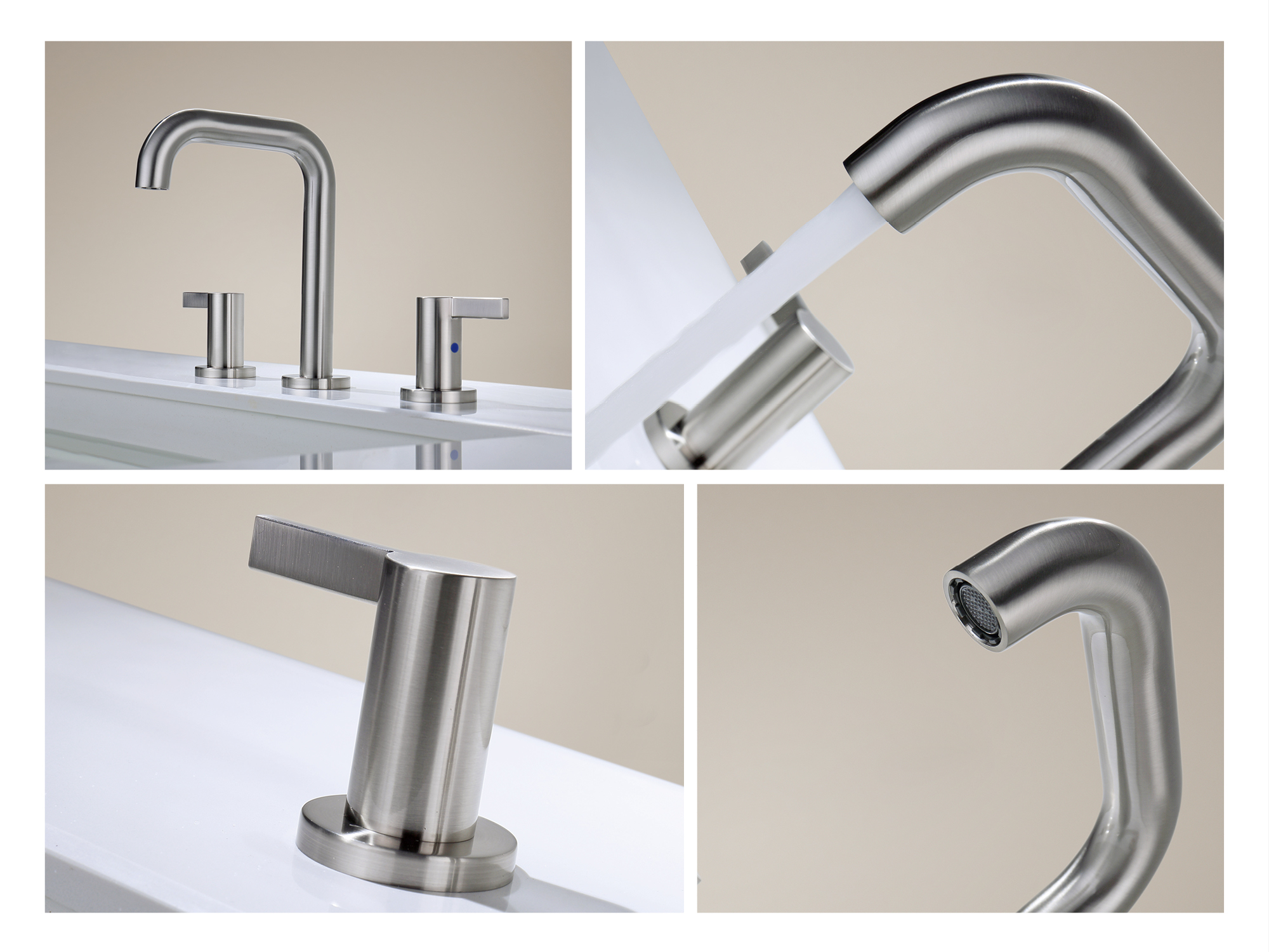 Хитрый высококачественный роскошный золотой с двойной ручкой ванную комнату