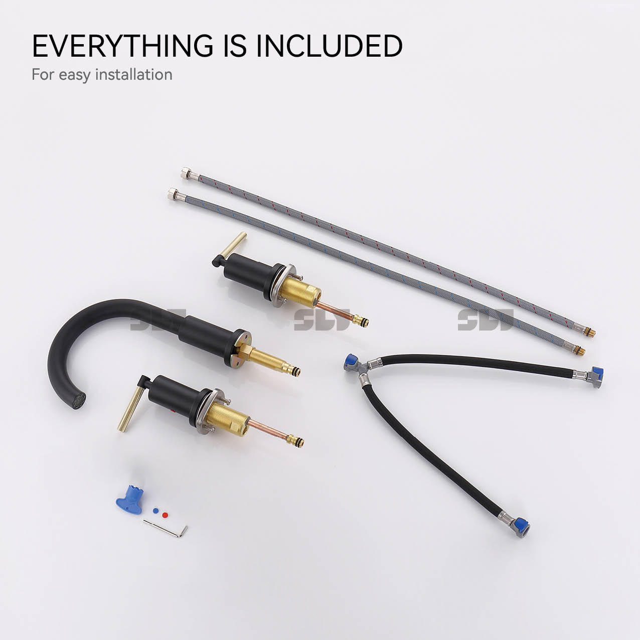 смесители для раковины с горячей и холодной водой в ванной