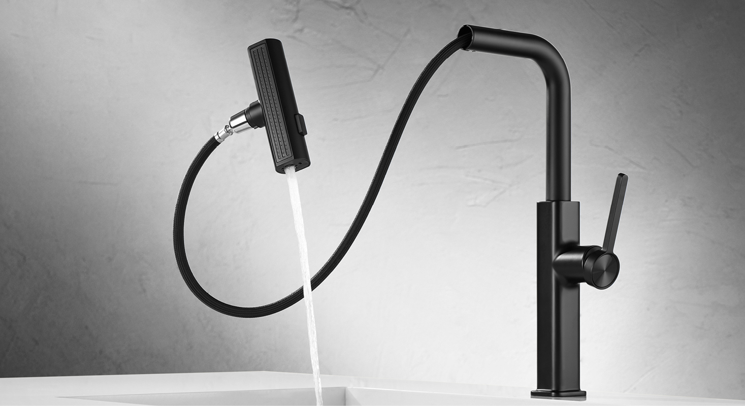 Вытащить кухонный кран