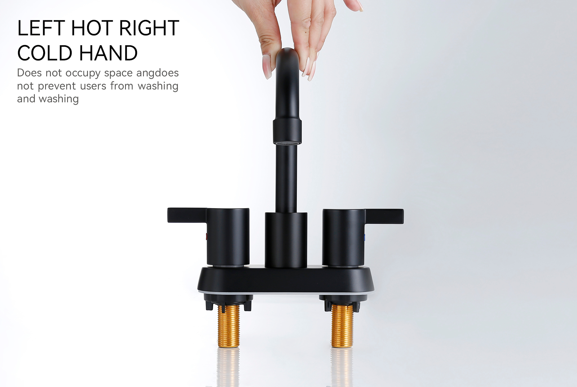 Одно ручка смесителя 