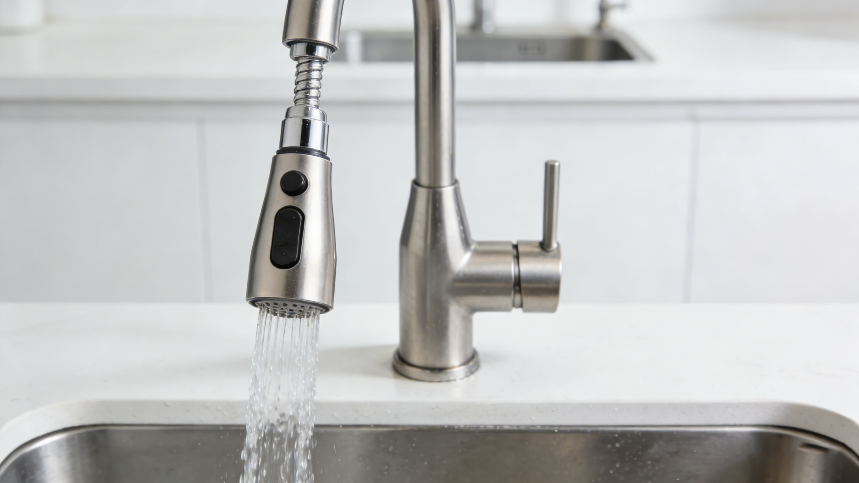 вытащить кухонный кран